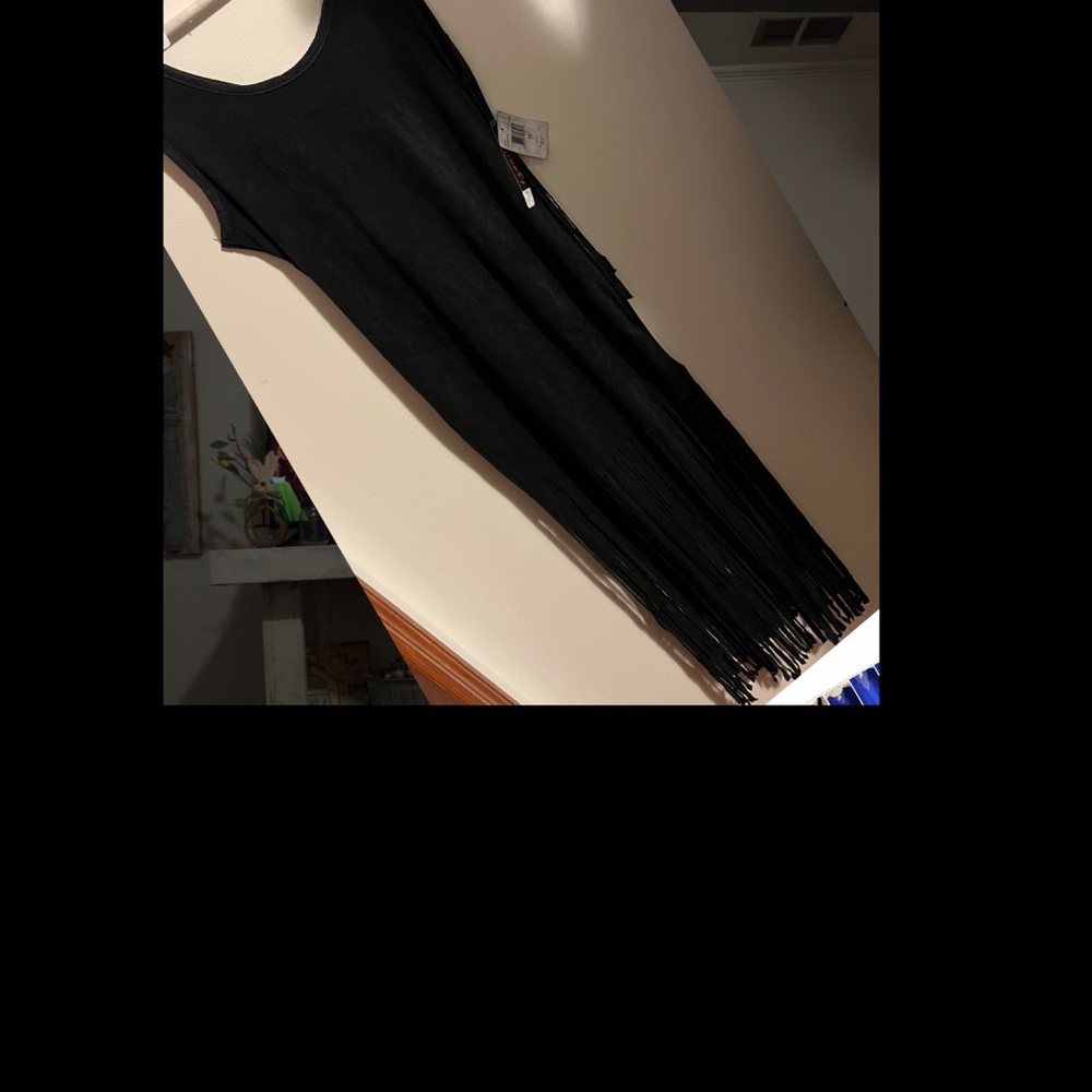 Dillards leather dress NWT